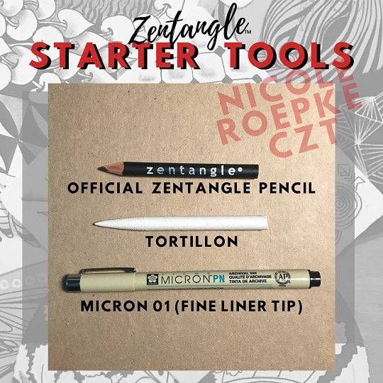 Zentangle Starter Kit  ACT2Tangle - Zentangle is als yoga en